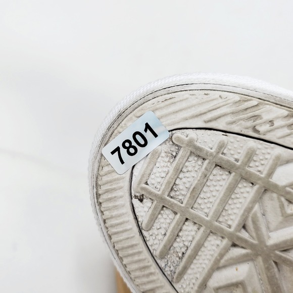 Converse All Star Madison‎ OX Sneakers Womens 10 White Leather Lace Up Shoes - Picture 13 of 13